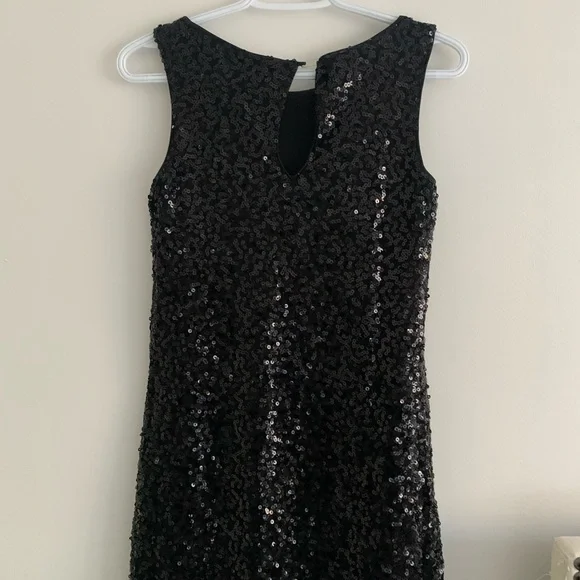 H&M Black Sequin Mini Dress - Picture 2 of 4